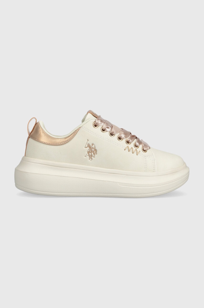 

Дитячі кросівки U.S. Polo Assn. колір бежевий