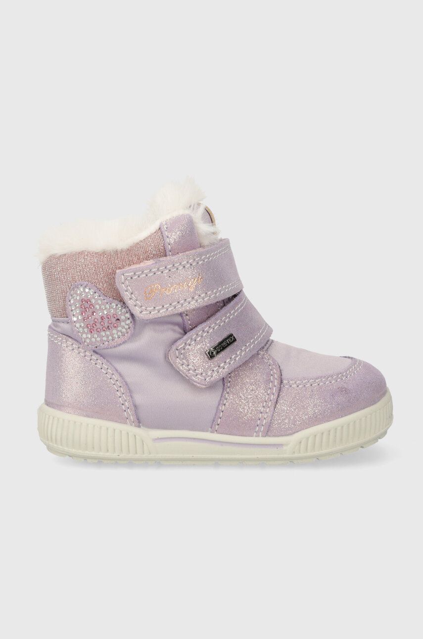 E-shop Dětské zimní boty Primigi fialová barva