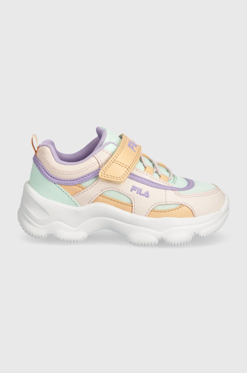 Детские кроссовки Fila STRADA DREAMSTER velcro цвет розовый