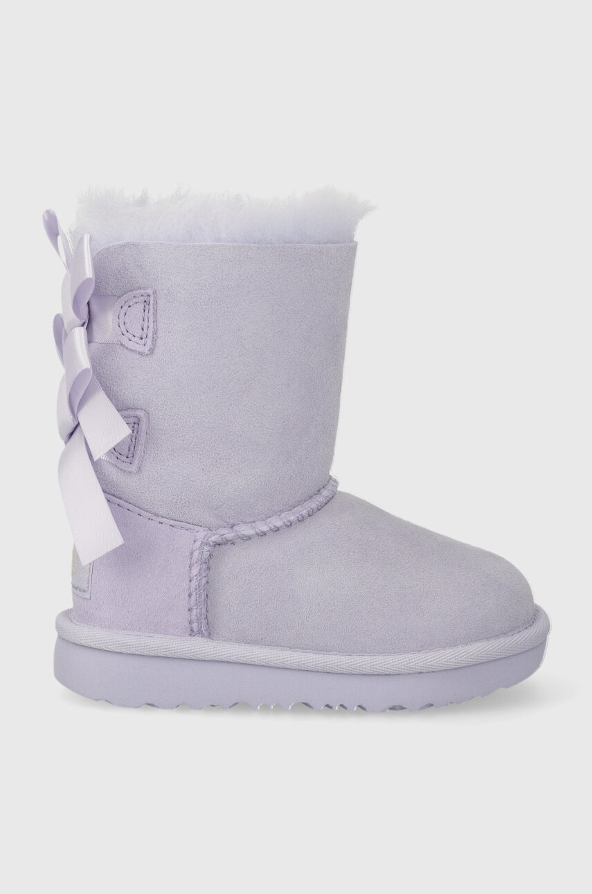 Детские замшевые сапоги UGG T BAILEY BOW II цвет фиолетовый в Черкассах Детские замшевые сапоги UGG T BAILEY BOW II цвет фиолетовый в Черкассах