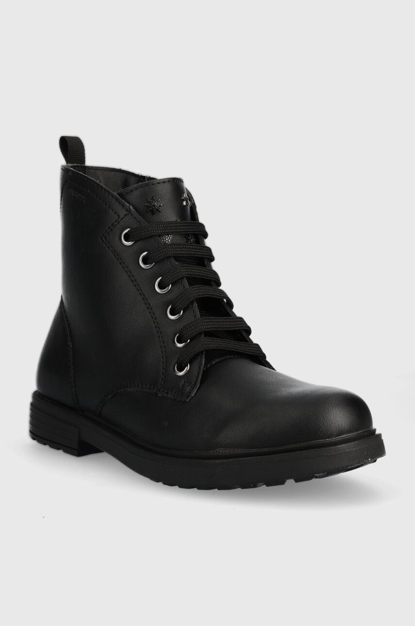 Дитячі черевики Geox колір чорний