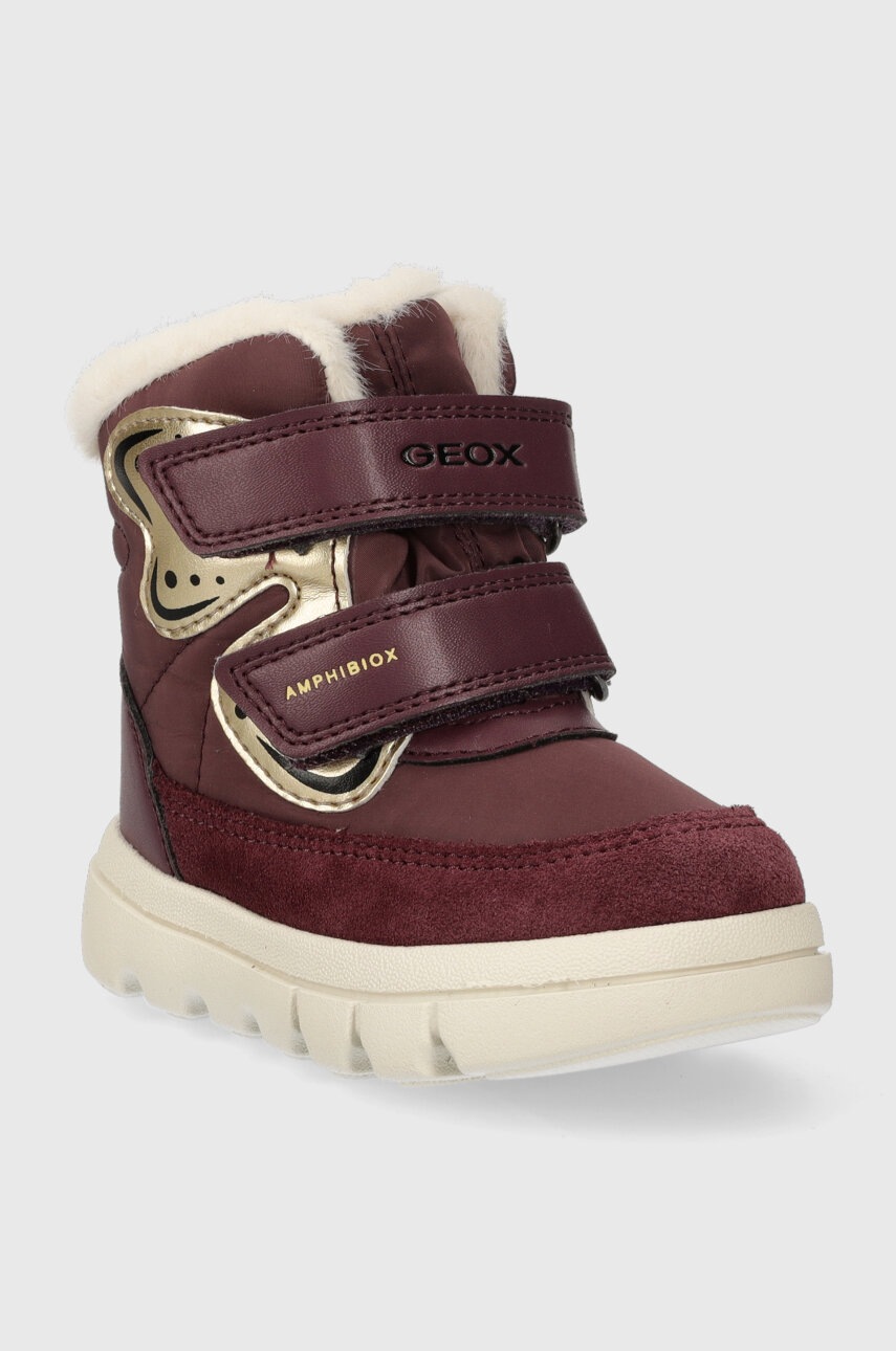 Дитячі чоботи Geox B365AA 0FU22 B WILLABOOM B A колір фіолетовий
