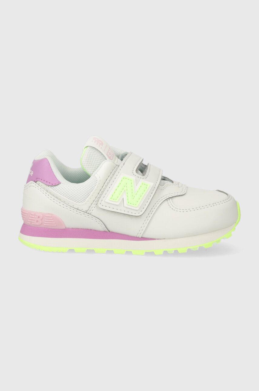 E-shop Dětské sneakers boty New Balance PV574CX bílá barva