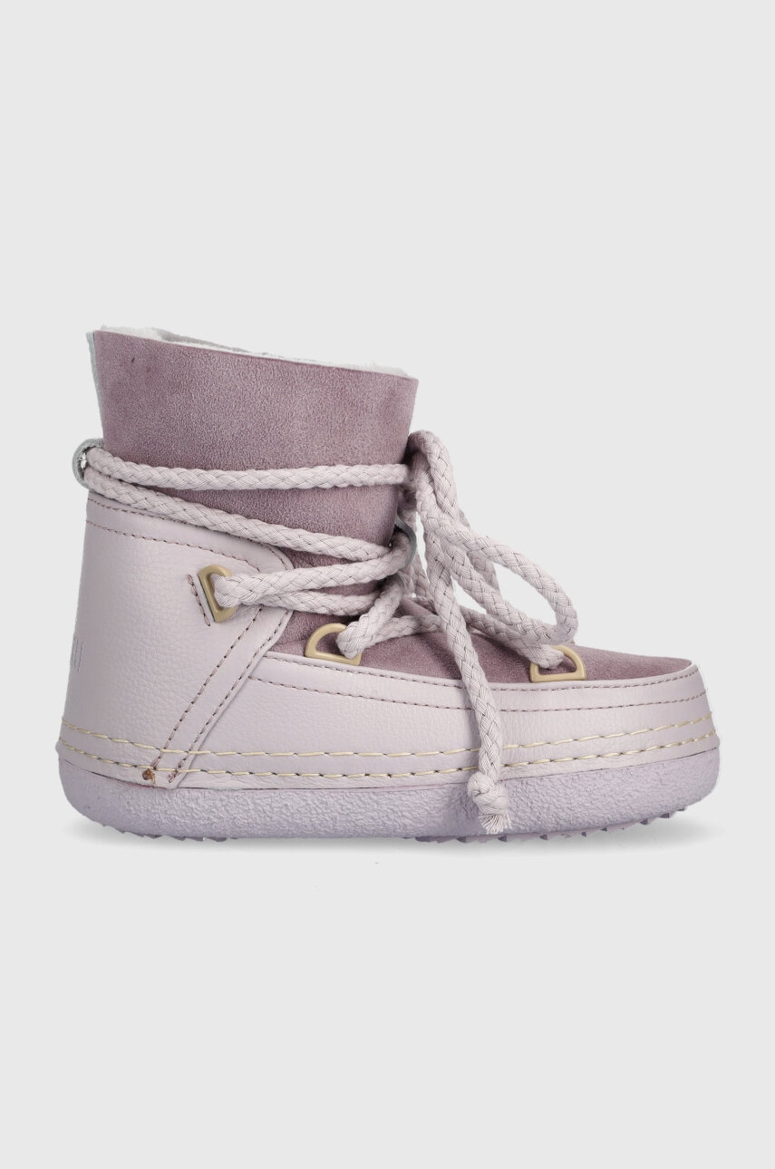 Дитячі шкіряні чоботи Inuikii колір фіолетовий Дитячі шкіряні чоботи Inuikii колір фіолетовий