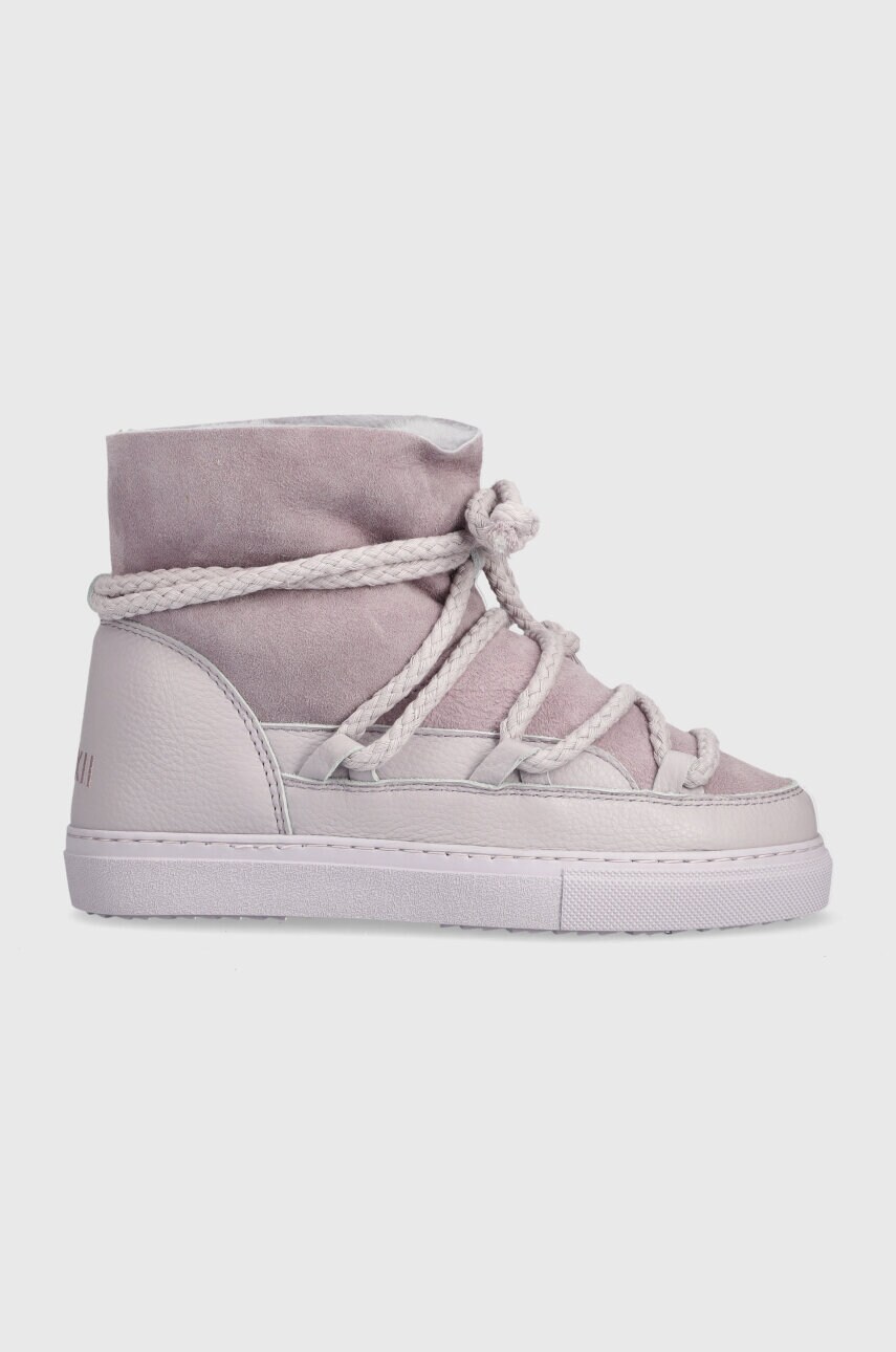 Дитячі замшеві чоботи Inuikii колір фіолетовий Дитячі замшеві чоботи Inuikii колір фіолетовий