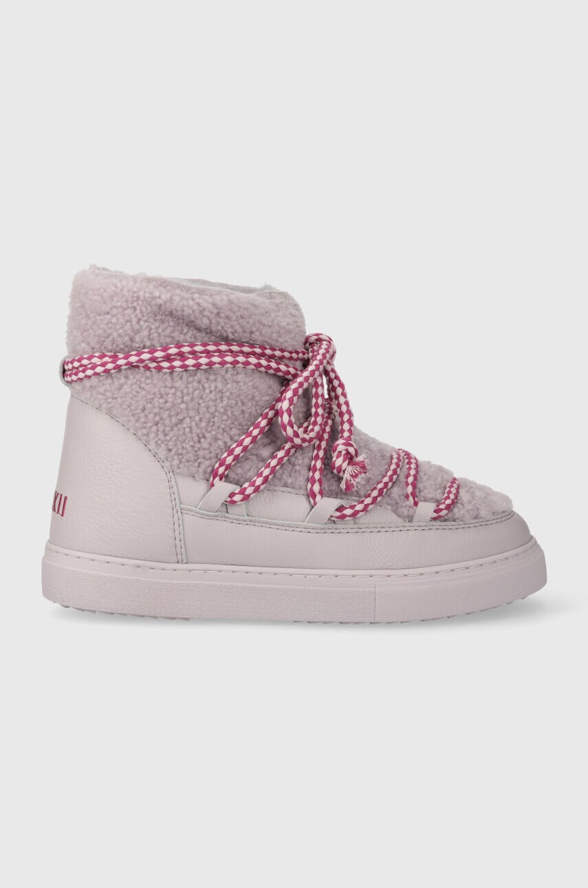 Дитячі шкіряні чоботи Inuikii колір фіолетовий Дитячі шкіряні чоботи Inuikii колір фіолетовий
