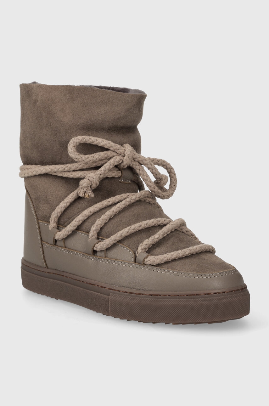 Дитячі замшеві чоботи Inuikii колір коричневий Дитячі замшеві чоботи Inuikii колір коричневий