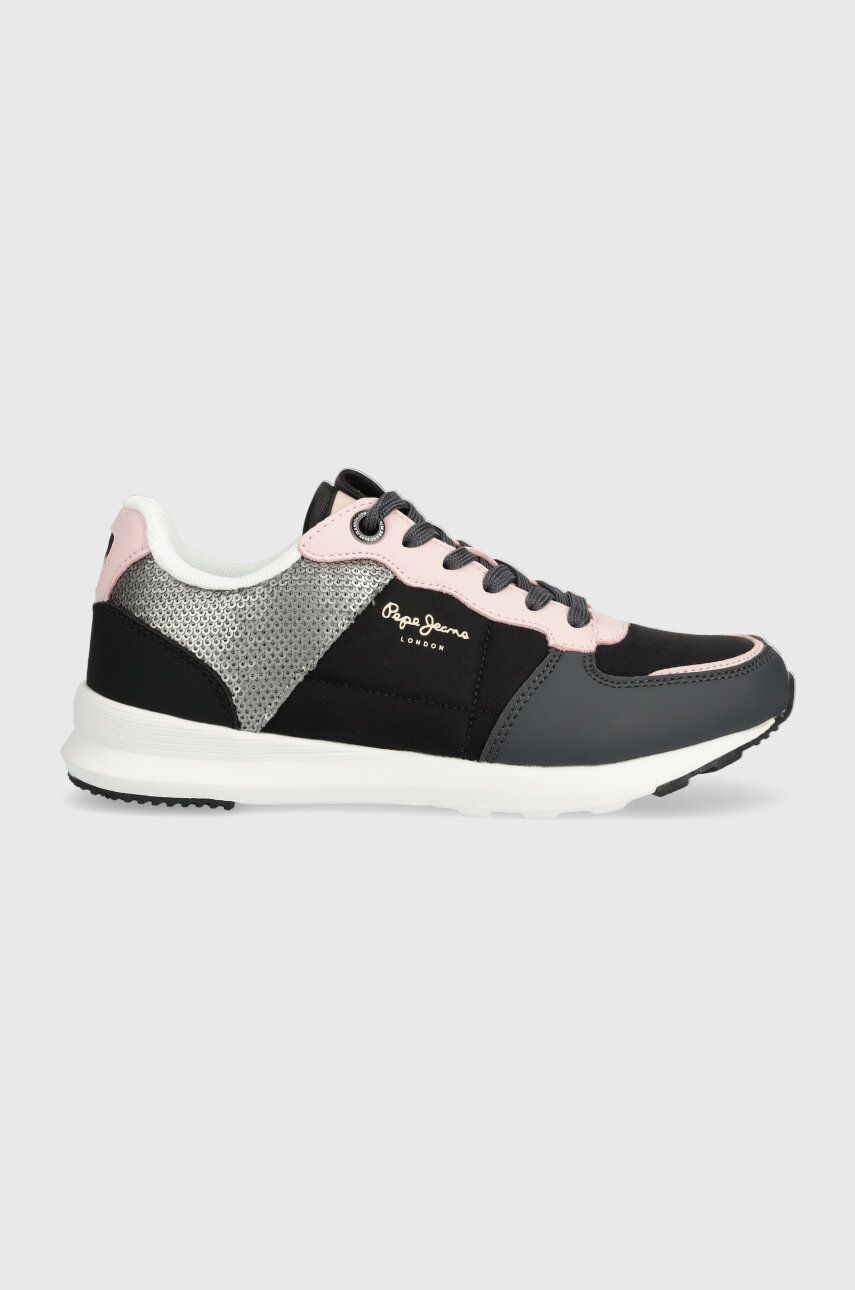 Pepe Jeans sneakers pentru copii culoarea negru