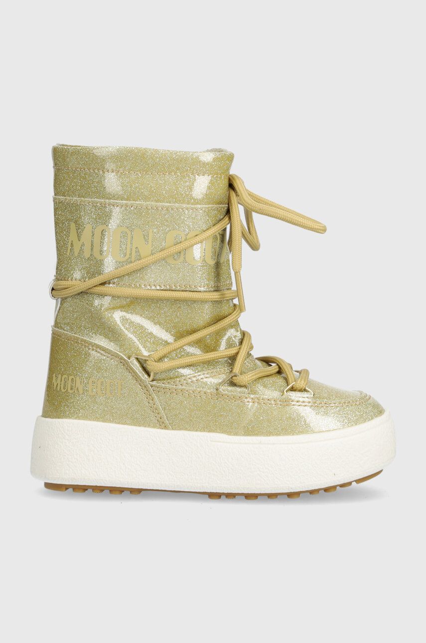 Детские сапоги Moon Boot 34301000 MB JTRACK TUBE GLITTER цвет золотой Детские сапоги Moon Boot 34301000 MB JTRACK TUBE GLITTER цвет золотой