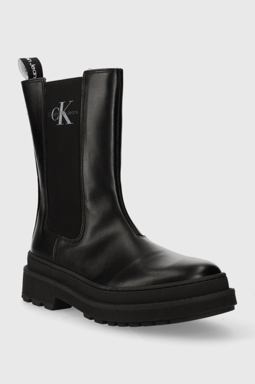 Детские ботинки Calvin Klein Jeans цвет чёрный