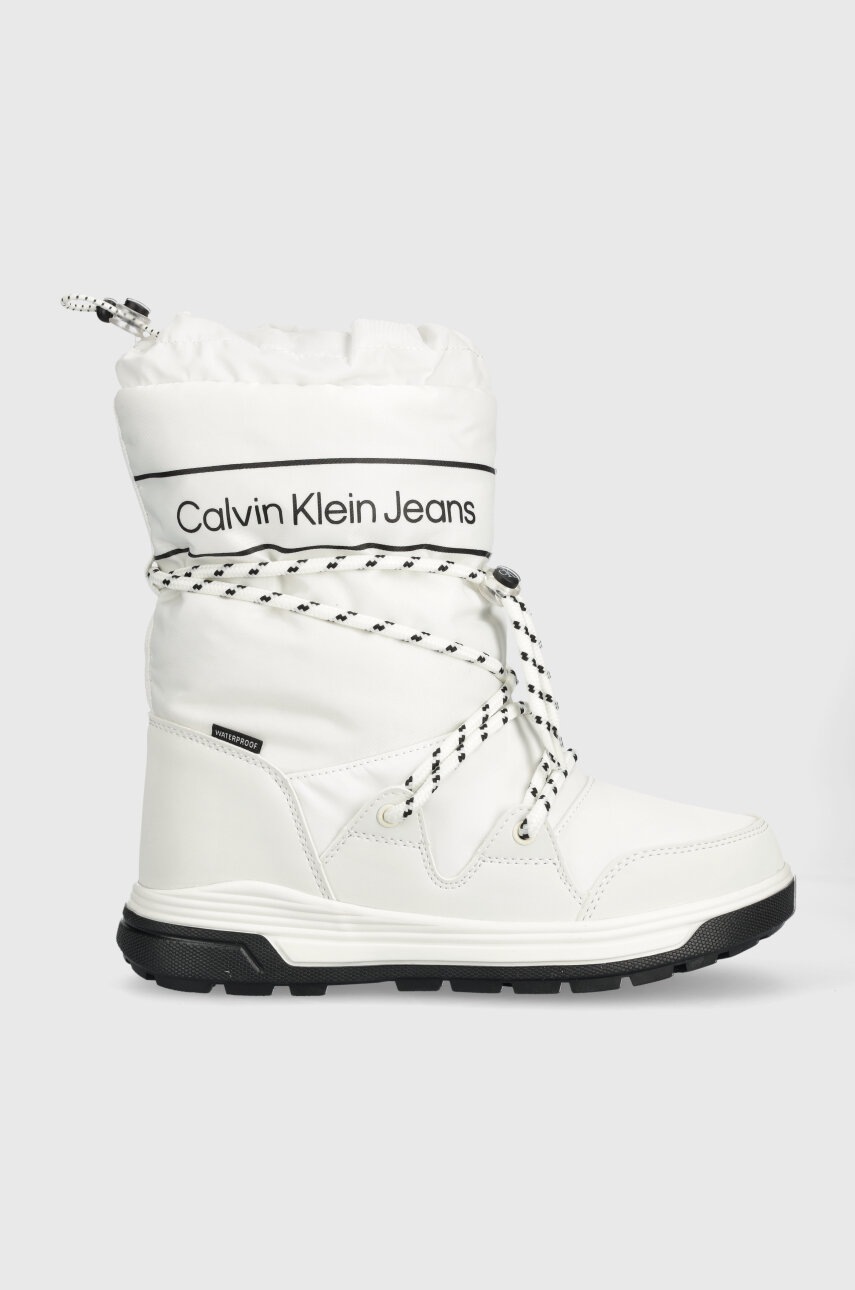 

Детски апрески Calvin Klein Jeans в бяло, Бял