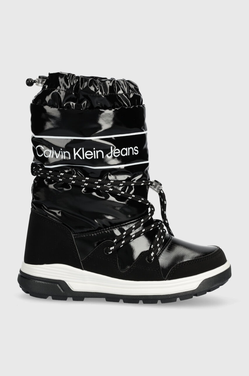 

Детски апрески Calvin Klein Jeans в черно, Черен