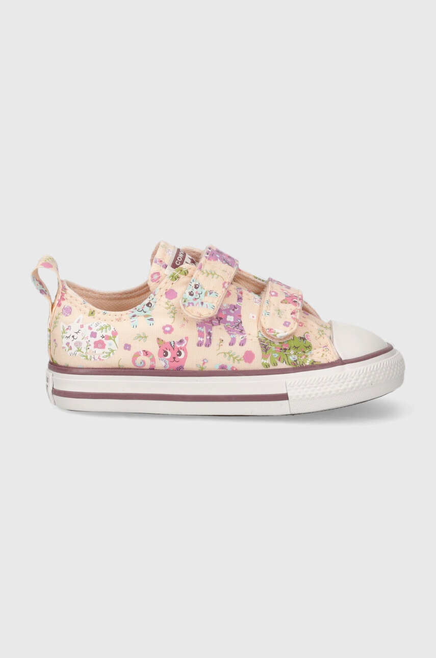 

Детски ниски кецове Converse в розово, Розов
