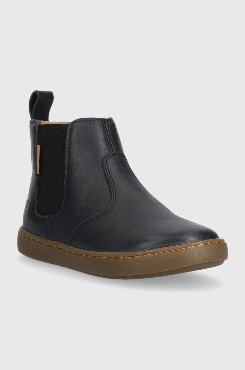 Детские кожаные ботинки Shoo Pom цвет синий