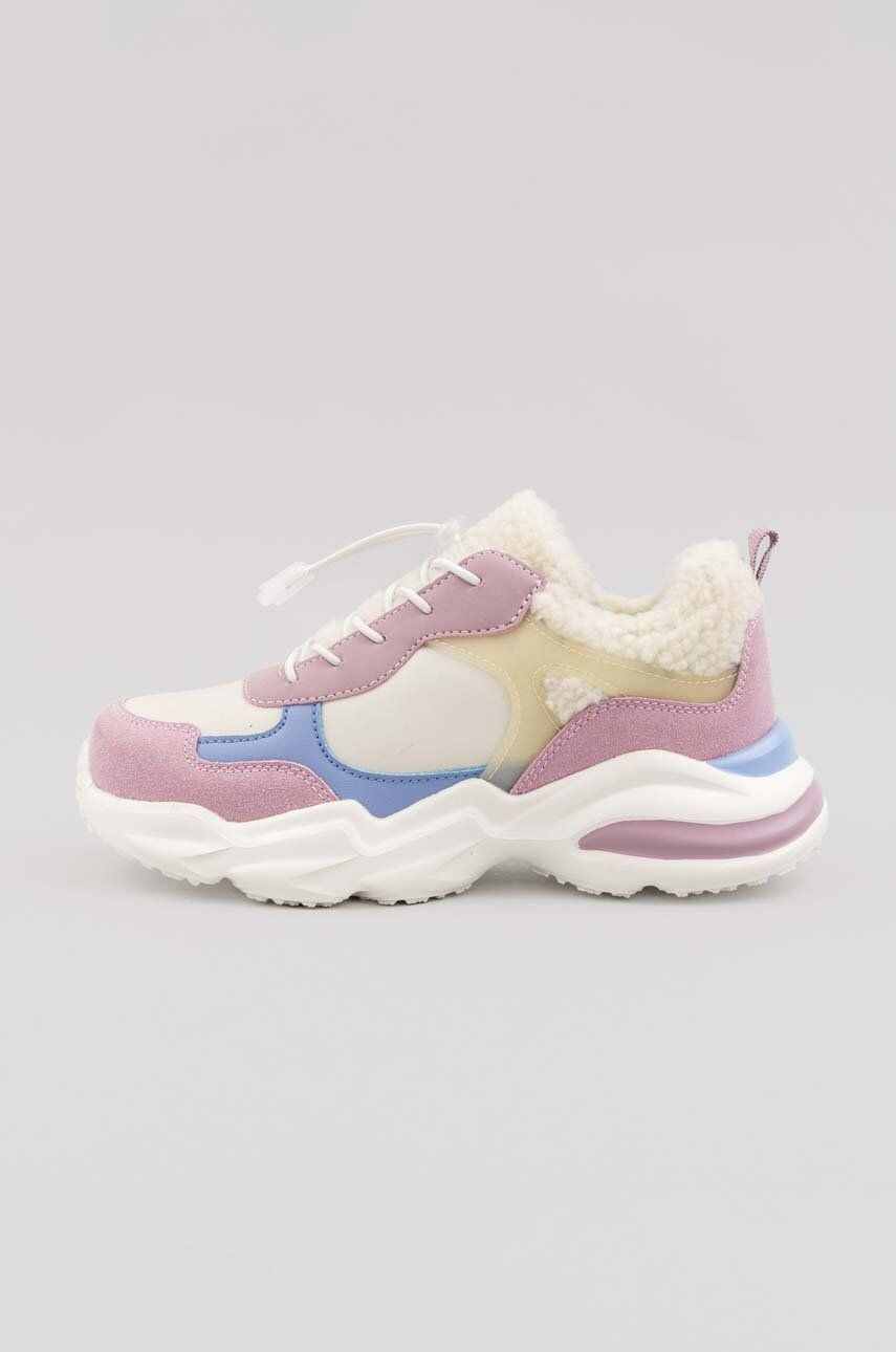 E-shop Dětské sneakers boty zippy růžová barva