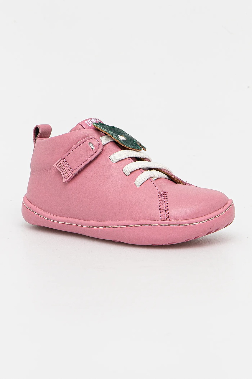 

Детски половинки обувки от кожа Camper 80153.G в розово, Розов
