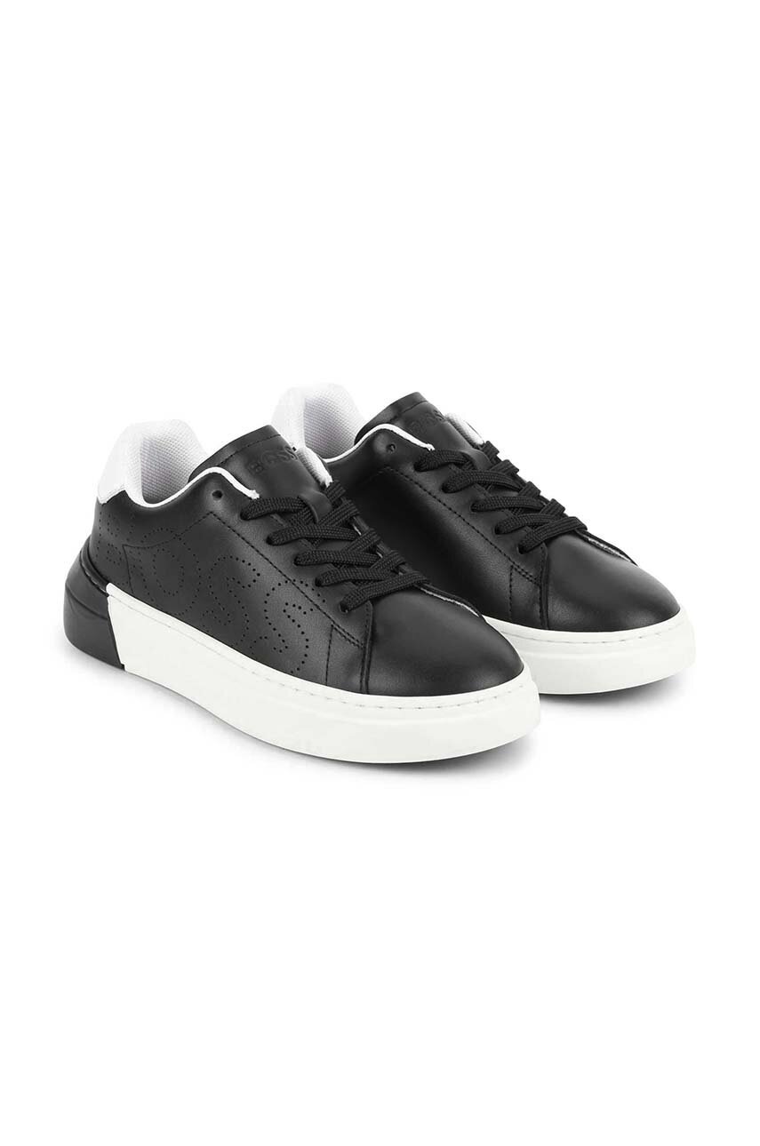 BOSS sneakers pentru copii culoarea negru