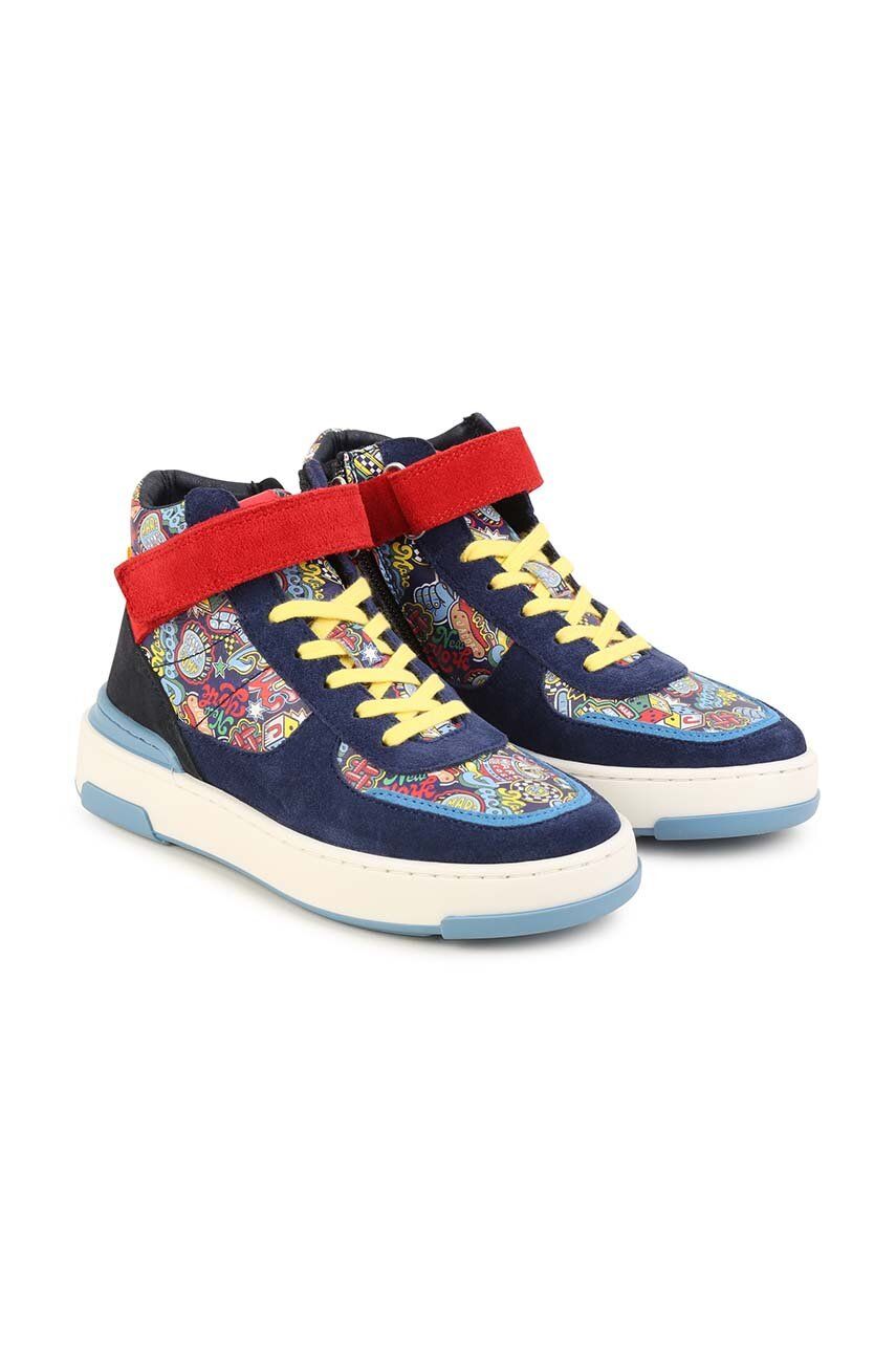 Dětské sneakers boty Marc Jacobs tmavomodrá barva - námořnická modř -  Svršek: Textilní materiá