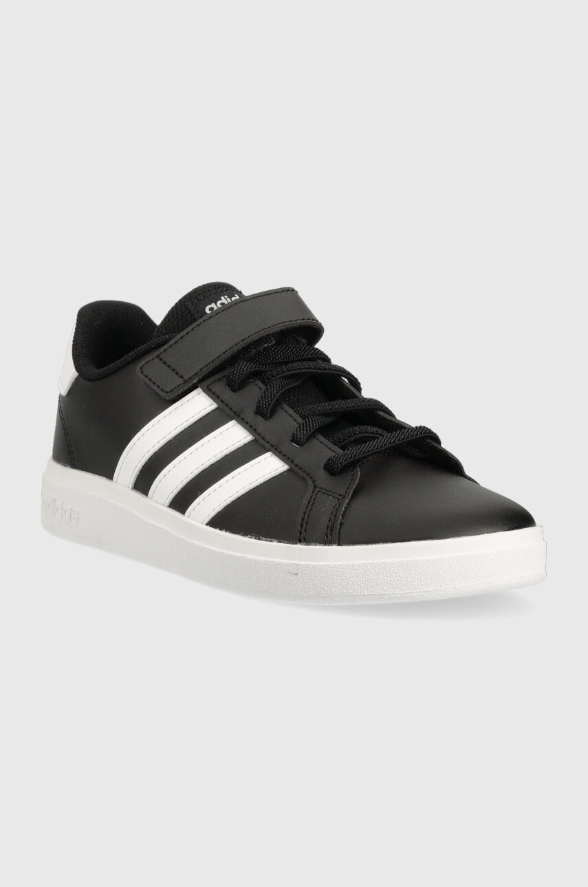 

Дитячі кросівки adidas GRAND COURT колір чорний