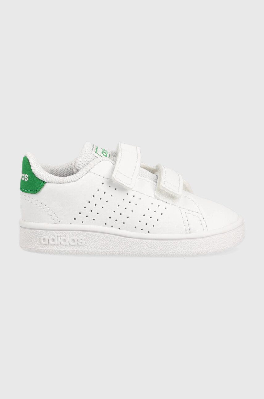 adidas sneakers pentru copii ADVANTAGE culoarea alb