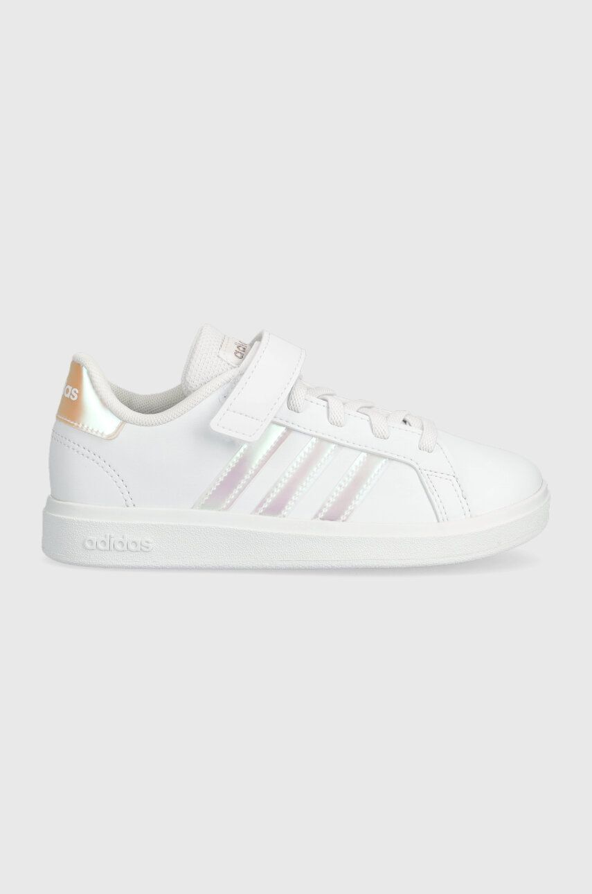 adidas sneakers pentru copii GRAND COURT 2. culoarea alb