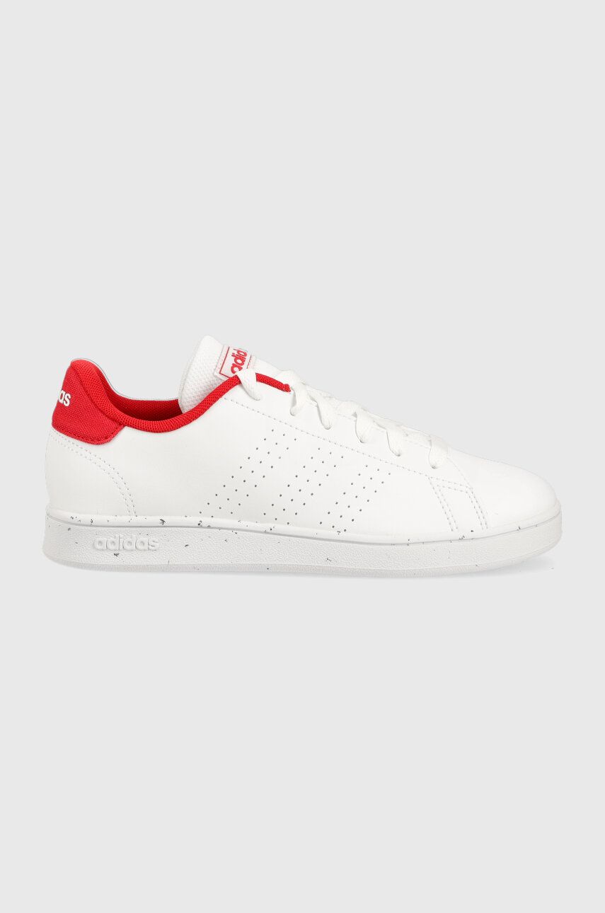 Dětské sneakers boty adidas ADVANTAGE K bílá barva - bílá -  Svršek: Umělá hmota Vnitřek: 