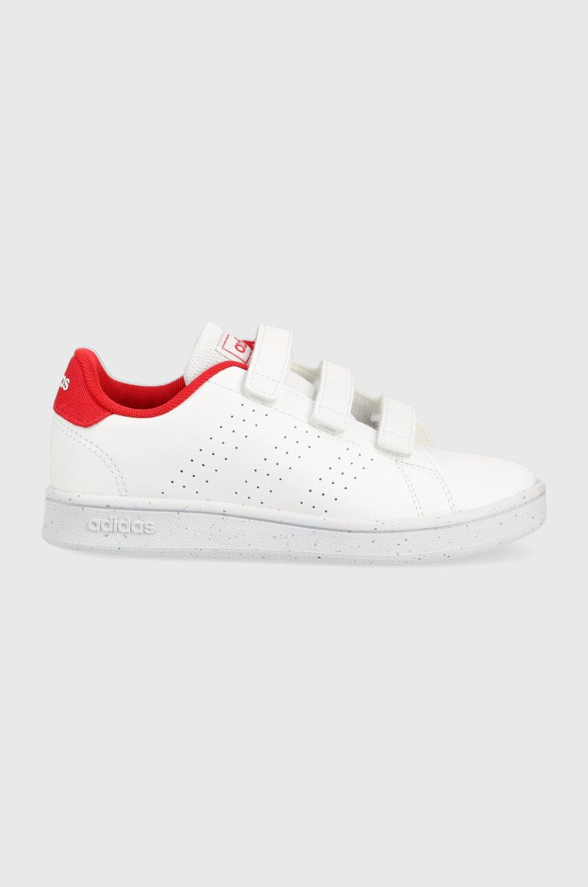 Dětské sneakers boty adidas ADVANTAGE CF C bílá barva - bílá -  Svršek: Umělá hmota