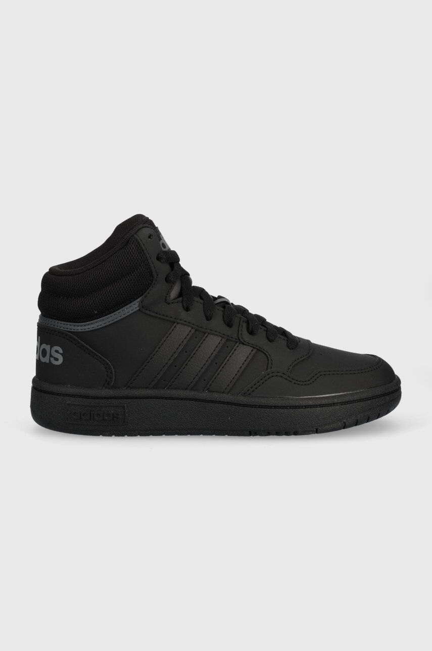 adidas Originals sneakers pentru copii HOOPS MID 3.0 K culoarea negru