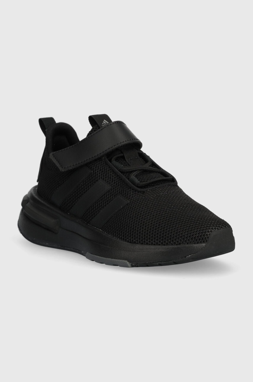 Детские кроссовки adidas RACER TR23 EL K цвет чёрный Детские кроссовки adidas RACER TR23 EL K цвет чёрный
