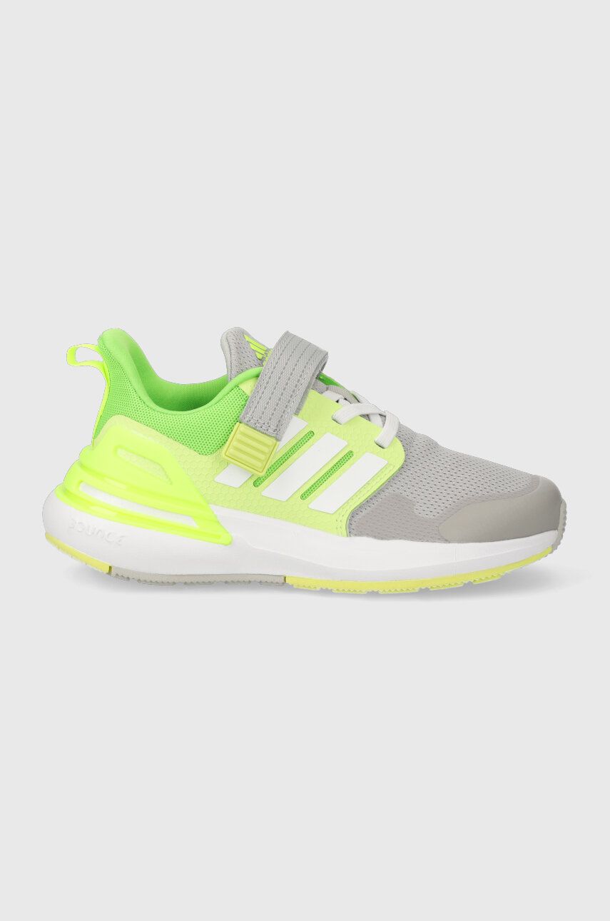 Levně Dětské sneakers boty adidas RapidaSport EL K šedá barva