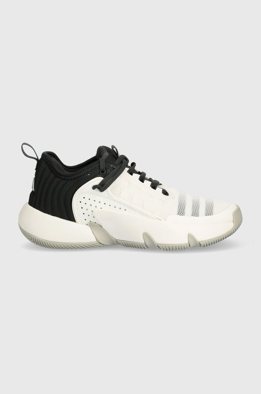 Dětské sneakers boty adidas Originals TRAE UNLIMITED J bílá barva - bílá - Svršek: Umělá hmota