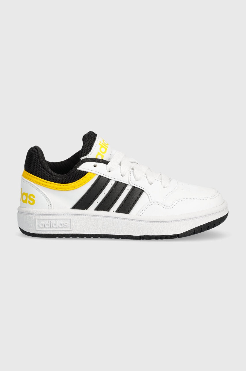 Levně Dětské sneakers boty adidas Originals HOOPS 3.0 K bílá barva