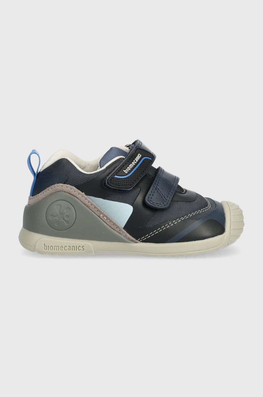 Levně Dětské sneakers boty Biomecanics tmavomodrá barva
