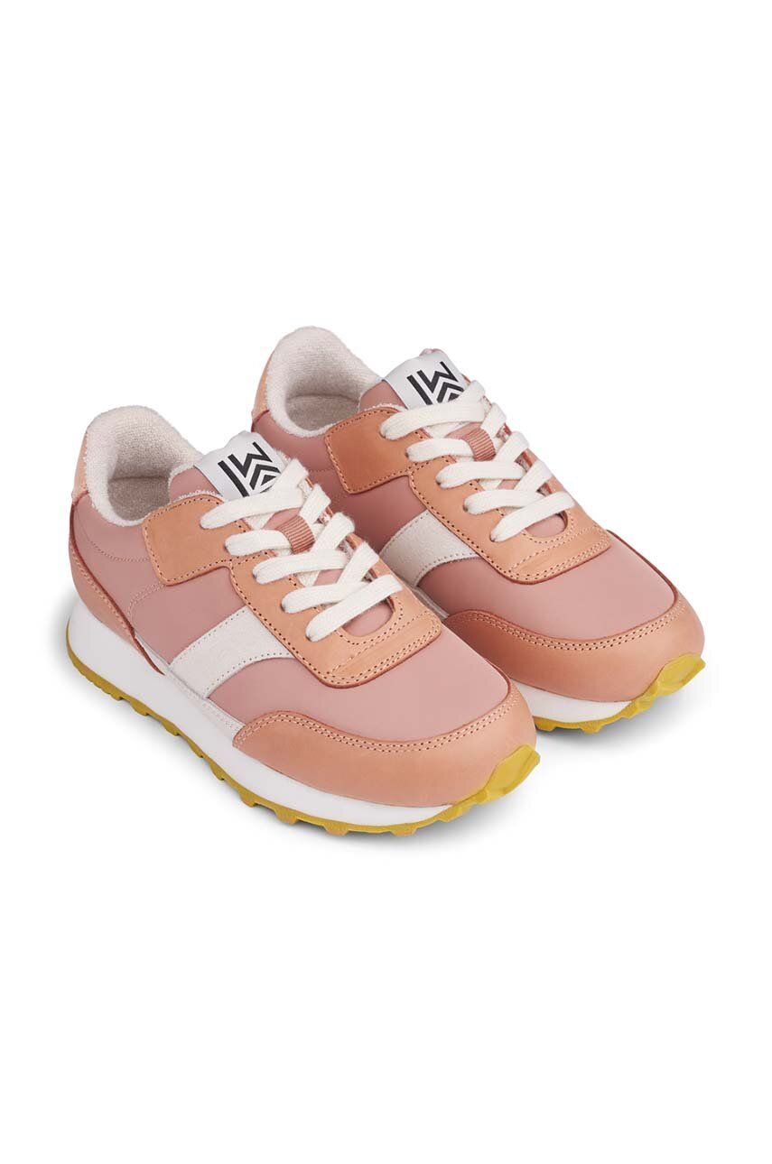 E-shop Dětské sneakers boty Liewood LW17989 Jasper Suede Sneakers růžová barva