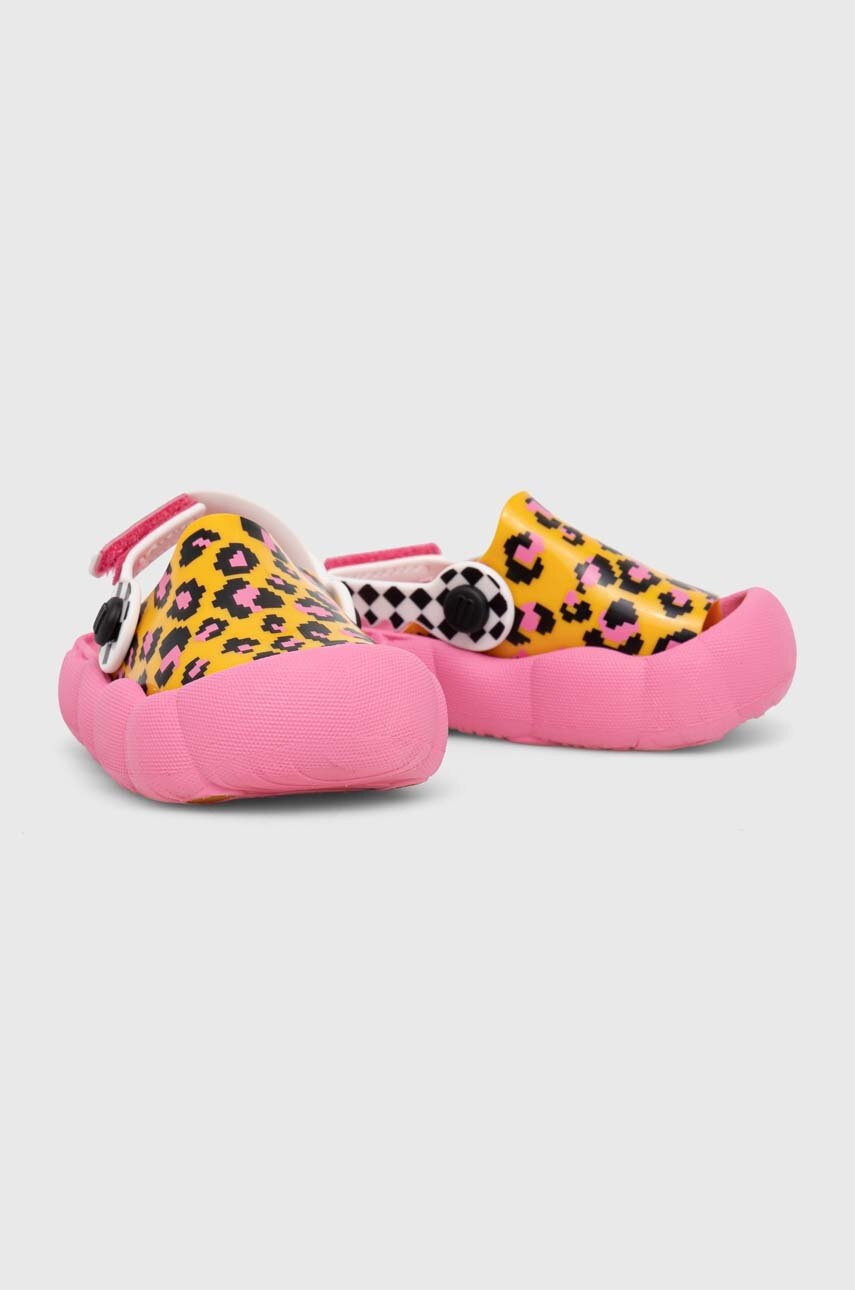 Детские шлепанцы Melissa CRIATURA + FABULA BB цвет розовый Детские шлепанцы Melissa CRIATURA + FABULA BB цвет розовый