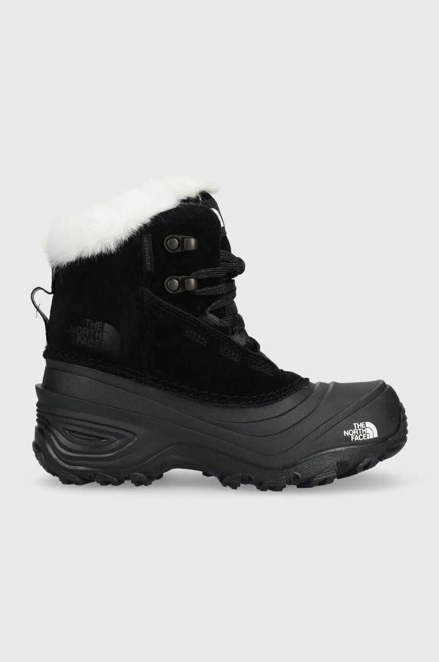 The North Face cizme de iarna pentru copii Y SHELLISTA V LACE WP culoarea negru