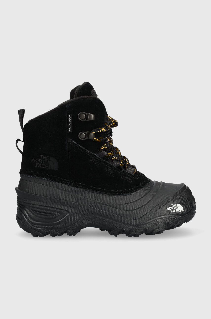 The North Face cizme de iarna pentru copii Y CHILKAT V LACE WP culoarea negru