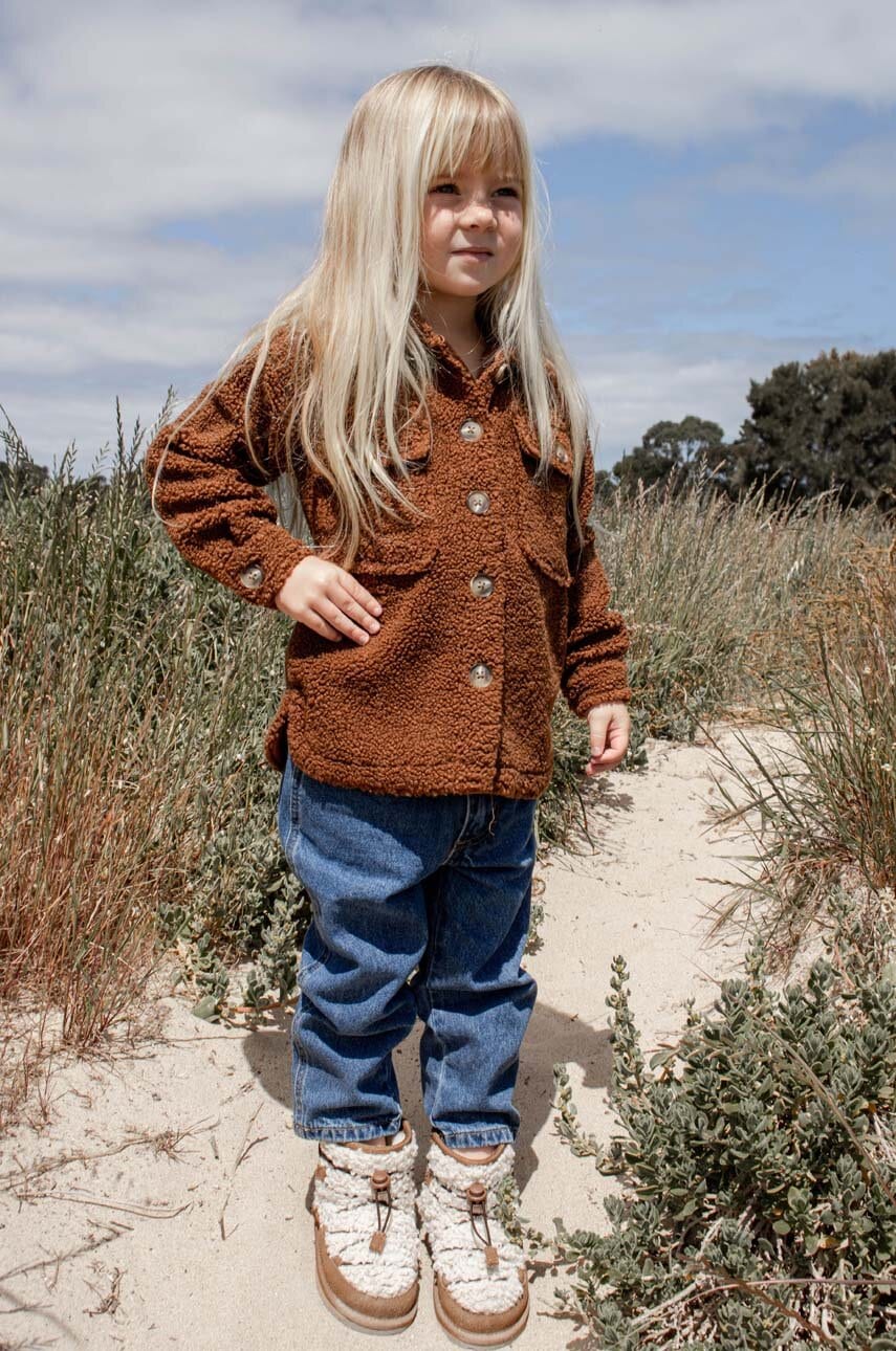 Dětské semišové sněhule Emu Australia Mauboy