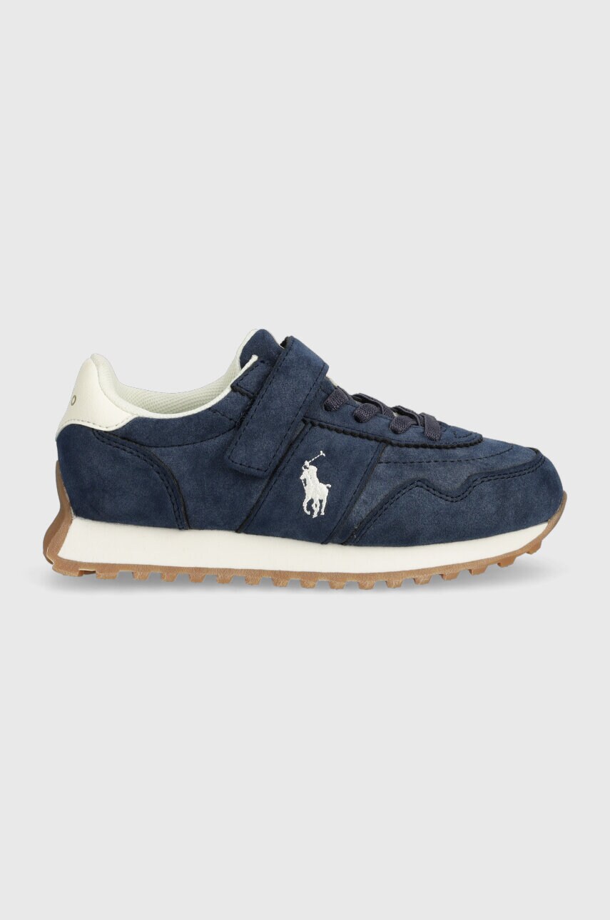 Levně Dětské tenisky Polo Ralph Lauren tmavomodrá barva