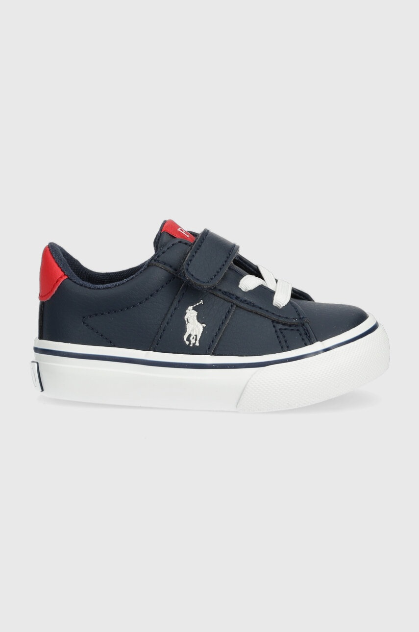 Детские кеды Polo Ralph Lauren цвет синий Детские кеды Polo Ralph Lauren цвет синий