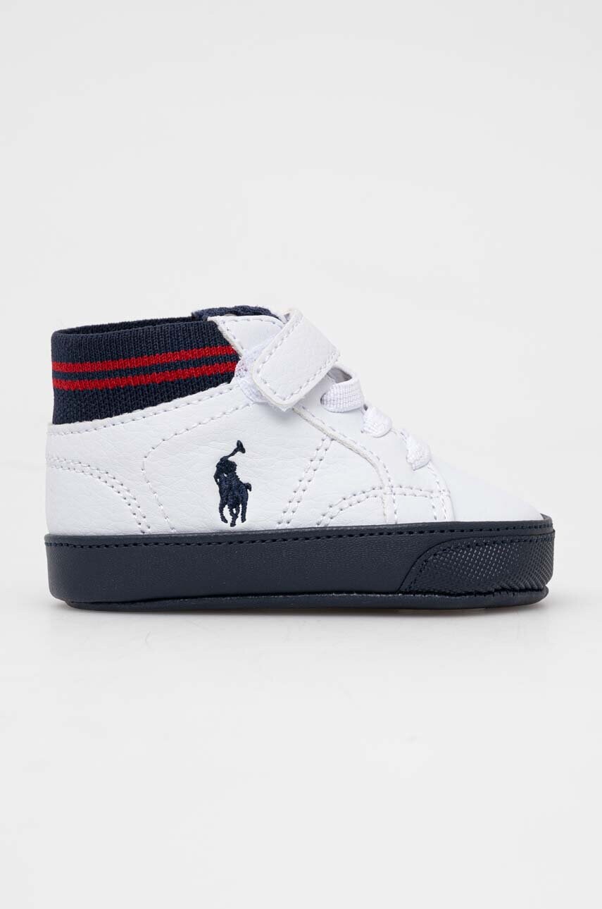 

Бебешки обувки Polo Ralph Lauren в бяло, Бял