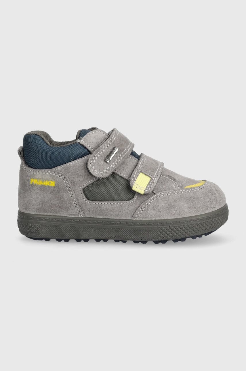 Levně Dětské sneakers boty Primigi šedá barva
