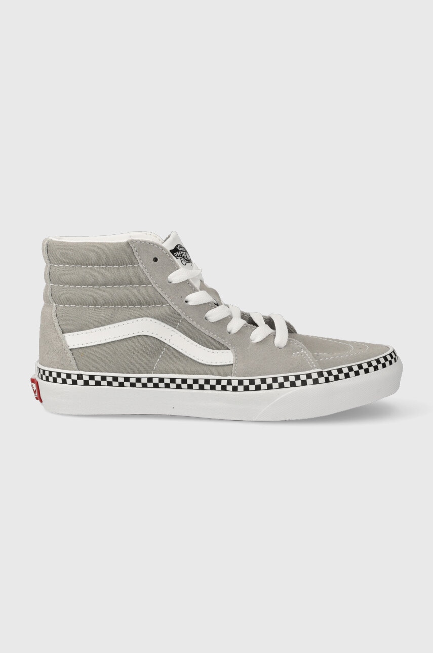 Детские кеды Vans JN SK8-Hi цвет серый Детские кеды Vans JN SK8-Hi цвет серый