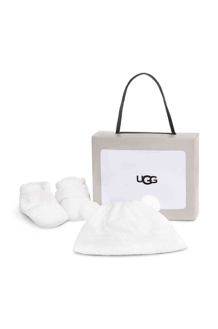 Черевики для немовля UGG I BIXBEE AND BEANIE колір білий Черевики для немовля UGG I BIXBEE AND BEANIE колір білий