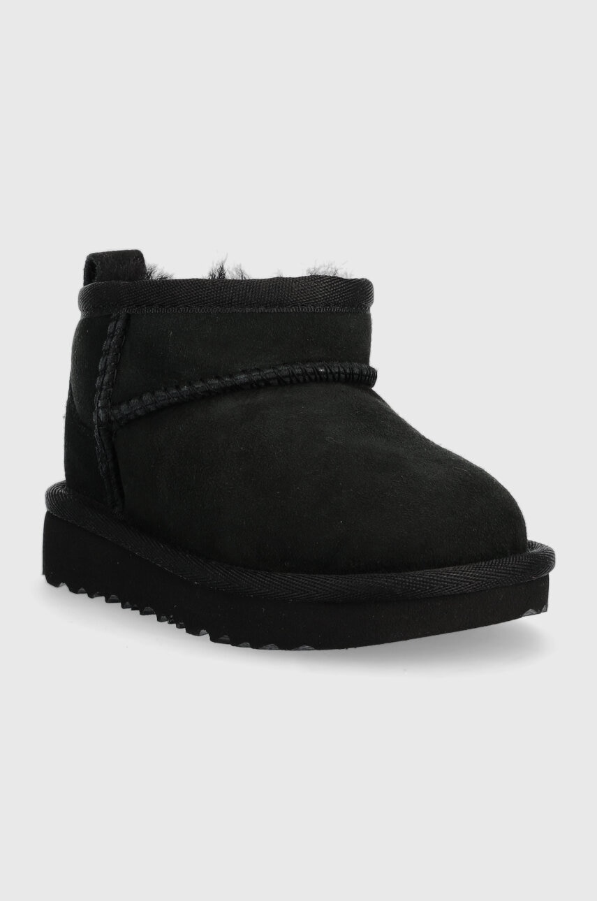 Dětské semišové sněhule UGG T CLASSIC ULTRA MINI