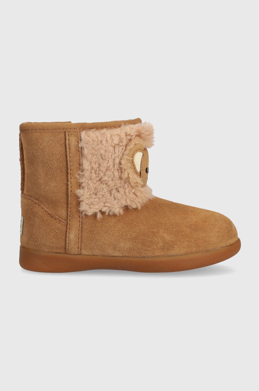 UGG cizme de zapada din piele intoarsa T KOALA STUFFIE culoarea bej