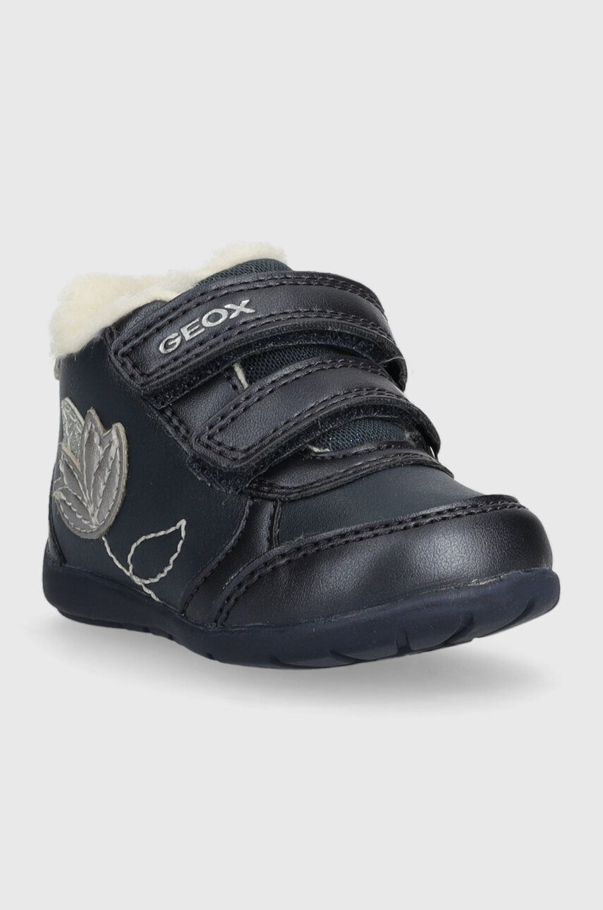 Детские зимние сапоги Geox цвет синий