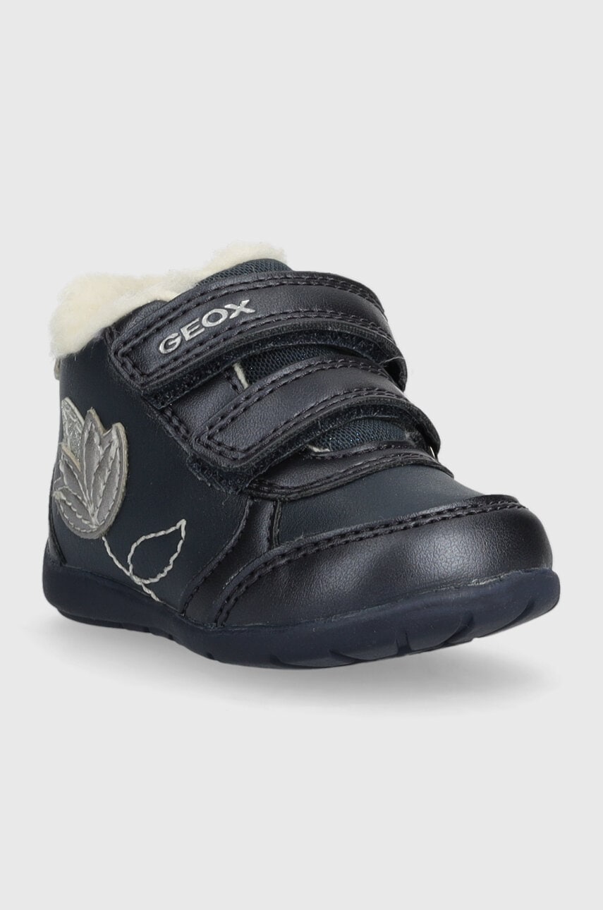 Дитячі зимові черевики Geox колір синій Дитячі зимові черевики Geox колір синій