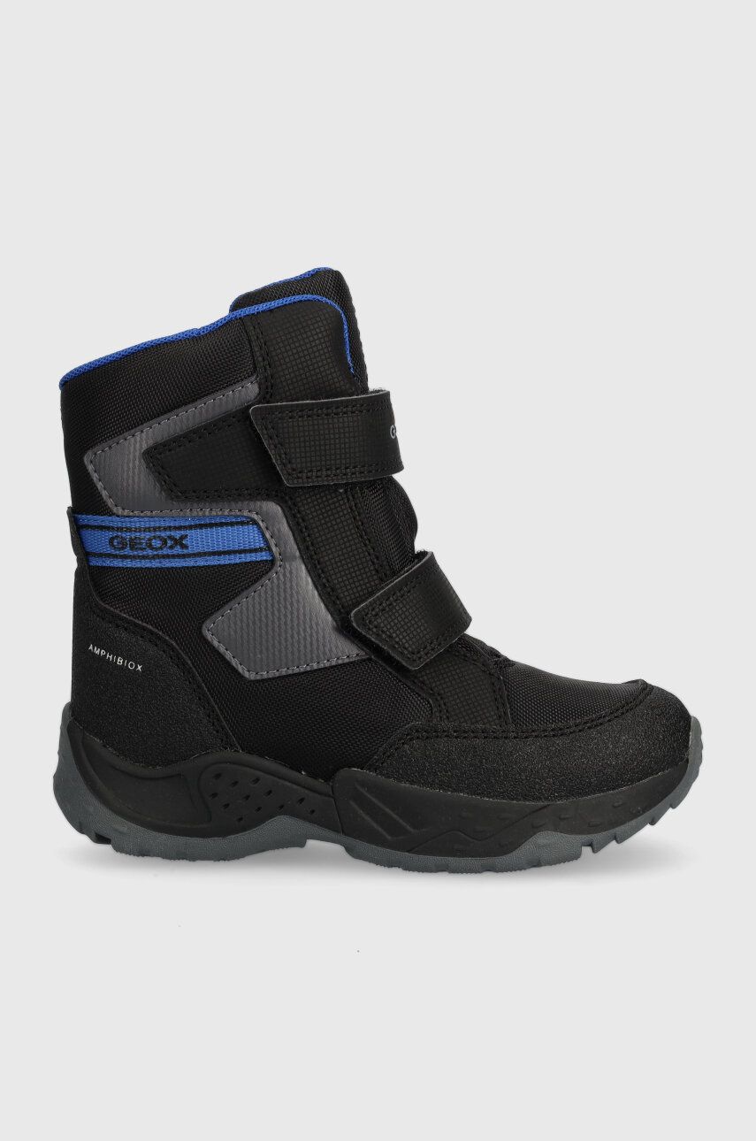 Geox cizme de iarna pentru copii J36FSA 0FUCE J SENTIERO B ABX culoarea negru