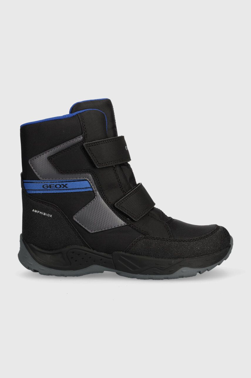 Levně Dětské zimní boty Geox J36FSA 0FUCE J SENTIERO B ABX černá barva